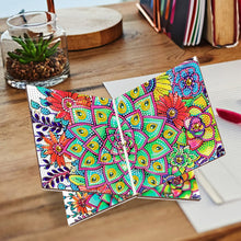 Load image into Gallery viewer, Wooden Mandala Book Display Stand Hands-Free Diamond Art Open Bookstand Portable