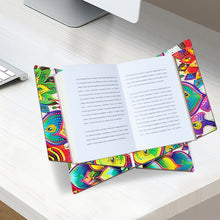 Load image into Gallery viewer, Wooden Mandala Book Display Stand Hands-Free Diamond Art Open Bookstand Portable