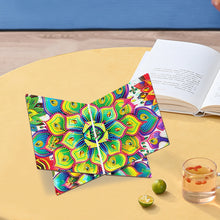Load image into Gallery viewer, Wooden Mandala Book Display Stand Hands-Free Diamond Art Open Bookstand Portable