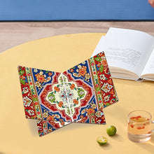 Load image into Gallery viewer, Wooden Mandala Book Display Stand Hands-Free Diamond Art Open Bookstand Portable