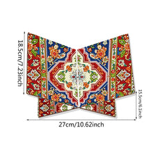 Load image into Gallery viewer, Wooden Mandala Book Display Stand Hands-Free Diamond Art Open Bookstand Portable