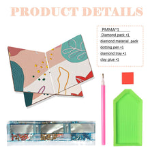 Load image into Gallery viewer, Wooden Mandala Book Display Stand Hands-Free Diamond Art Open Bookstand Portable