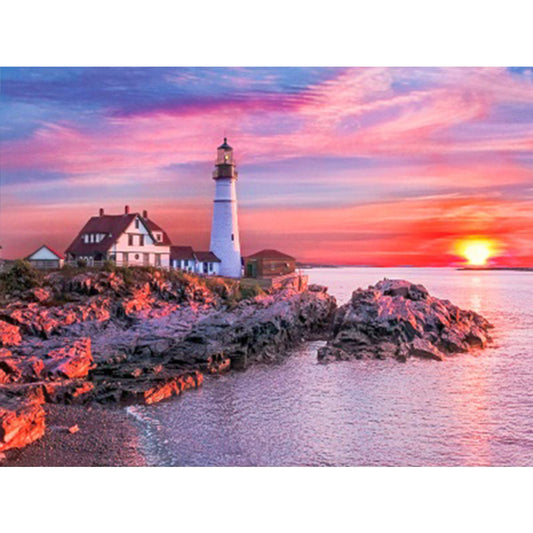 Diamond Painting - Full Square - Lighthouse (40*30CM)