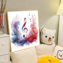Load image into Gallery viewer, Diamond Painting - Full Round - Musical Notes (40*40CM)