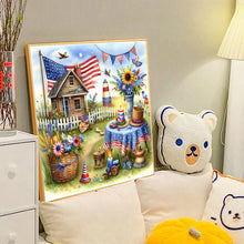 Load image into Gallery viewer, Diamond Painting - Full Round - Celebrate Independence Day (40*40CM)