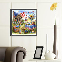 Load image into Gallery viewer, Diamond Painting - Full Round - Celebrate Independence Day (40*40CM)