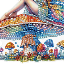 Load image into Gallery viewer, Mushroom Elf Special Shape Diamond Painting Hanging Pendants for Wall Window