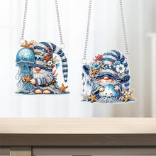 Load image into Gallery viewer, Ocean Goblin Special Shape Diamond Painting Hanging Pendants for Wall Window