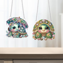 Load image into Gallery viewer, Cute Turtle Special Shape Diamond Painting Hanging Pendants for Wall Window