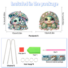 Load image into Gallery viewer, Cute Turtle Special Shape Diamond Painting Hanging Pendants for Wall Window