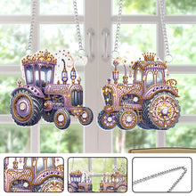 Load image into Gallery viewer, Trail Special Shape Diamond Painting Hanging Pendantsfor Wall Window Decor