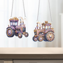 Load image into Gallery viewer, Trail Special Shape Diamond Painting Hanging Pendantsfor Wall Window Decor