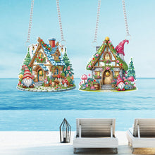 Load image into Gallery viewer, Mushroom House Goblin Special Shape Diamond Painting Decor for Wall Window