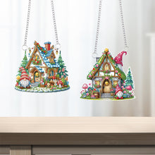 Load image into Gallery viewer, Mushroom House Goblin Special Shape Diamond Painting Decor for Wall Window
