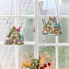Load image into Gallery viewer, Mushroom House Goblin Special Shape Diamond Painting Decor for Wall Window