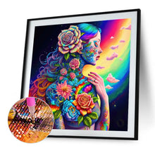 Load image into Gallery viewer, AB Diamond Painting - Full Round - Rainbow nature goddess (40*40CM)