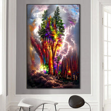 Load image into Gallery viewer, AB Diamond Painting - Full Round - Colorful Forest Scenery (50*80CM)