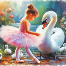 Load image into Gallery viewer, Diamond Painting - Full Square - Little Swan (30*30CM)