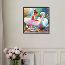 Load image into Gallery viewer, Diamond Painting - Full Square - Little Swan (30*30CM)