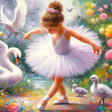 Load image into Gallery viewer, Diamond Painting - Full Square - Little Swan (30*30CM)