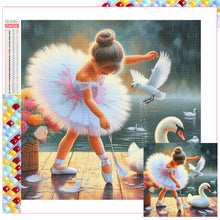 Load image into Gallery viewer, Diamond Painting - Full Square - Little Swan (30*30CM)