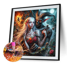 Load image into Gallery viewer, Diamond Painting - Full Round - Elf and Horror Tree Monster (40*40CM)
