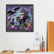 Load image into Gallery viewer, Diamond Painting - Full Round - Purple Dark Queen (40*40CM)