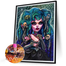 Load image into Gallery viewer, Diamond Painting - Full Round - Big Eyes Horror Spider Girl (40*50CM)