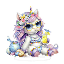 Load image into Gallery viewer, Horse Acrylic Special Shape Diamond Painting Desktop Decorations for home Decor