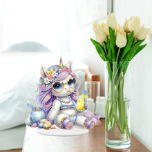 Load image into Gallery viewer, Horse Acrylic Special Shape Diamond Painting Desktop Decorations for home Decor