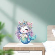 Load image into Gallery viewer, Mermaid Acrylic Special Shape Diamond Painting Desktop Decoration for home Decor