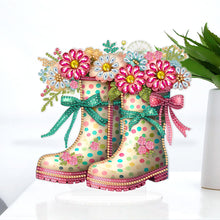 Load image into Gallery viewer, Wellies Acrylic Special Shape Diamond Painting Desktop Decoration for home Decor