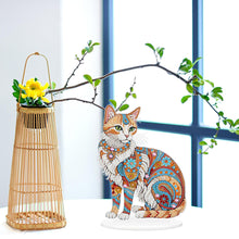 Load image into Gallery viewer, Kitten Acrylic Special Shape Diamond Painting Desktop Decorations for home Decor