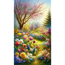 Load image into Gallery viewer, AB Diamond Painting - Full Round - Beautiful scenery in the woods (40*70CM)