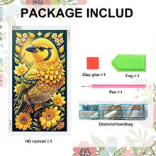 Load image into Gallery viewer, Diamond Painting - Partial Special Shaped - Big yellow bird on the branch (40*70CM)