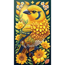 Load image into Gallery viewer, Diamond Painting - Partial Special Shaped - Big yellow bird on the branch (40*70CM)