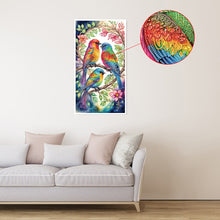 Load image into Gallery viewer, Diamond Painting - Partial Special Shaped - Bird on the branch (40*70CM)
