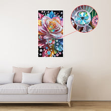 Load image into Gallery viewer, Diamond Painting - Partial Special Shaped - Colorful rose (40*70CM)