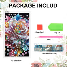 Load image into Gallery viewer, Diamond Painting - Partial Special Shaped - Colorful rose (40*70CM)