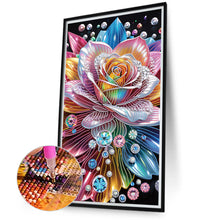 Load image into Gallery viewer, Diamond Painting - Partial Special Shaped - Colorful rose (40*70CM)