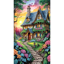 Load image into Gallery viewer, Diamond Painting - Partial Special Shaped - Village house (40*70CM)