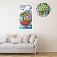 Load image into Gallery viewer, Diamond Painting - Partial Special Shaped - Wonderful house on the sea (40*70CM)