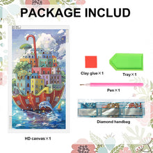 Load image into Gallery viewer, Diamond Painting - Partial Special Shaped - Wonderful house on the sea (40*70CM)