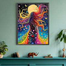 Load image into Gallery viewer, Diamond Painting - Partial Special Shaped - Colorful goddess (30*40CM)