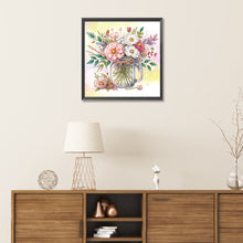 Load image into Gallery viewer, Diamond Painting - Partial Special Shaped - Vase bouquet (30*30CM)