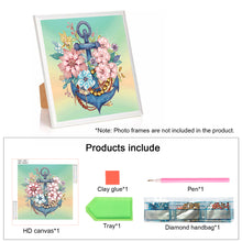 Load image into Gallery viewer, Diamond Painting - Partial Special Shaped - Anchor bouquet (30*30CM)