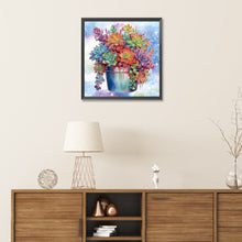 Load image into Gallery viewer, Diamond Painting - Partial Special Shaped - Succulent bouquet (30*30CM)