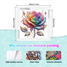 Load image into Gallery viewer, Diamond Painting - Partial Special Shaped - Rose (30*30CM)