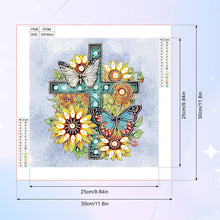 Load image into Gallery viewer, Diamond Painting - Partial Special Shaped - Cross (30*30CM)