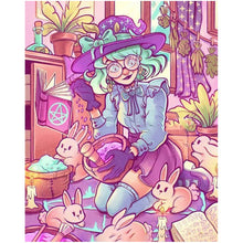 Load image into Gallery viewer, Diamond Painting - Full Round - Magic Girl (40*50CM)